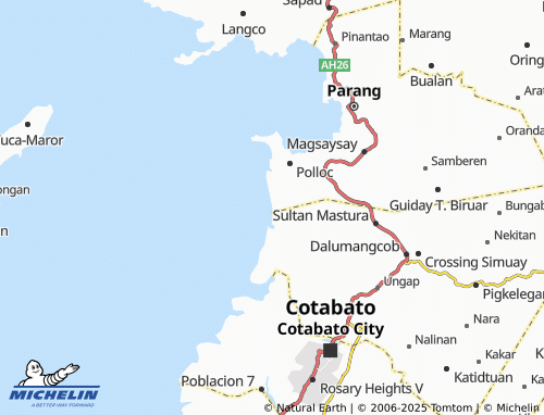 MICHELIN Moro Point map - ViaMichelin