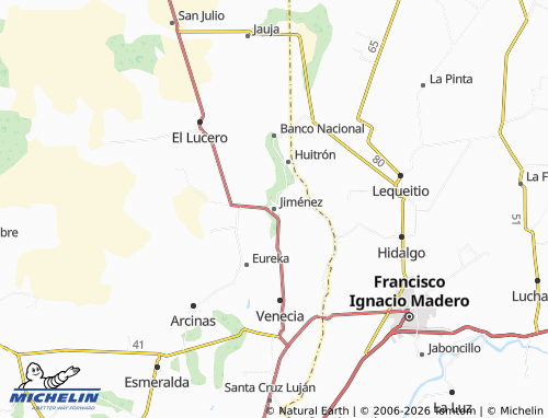 Carte MICHELIN Jiménez - ViaMichelin