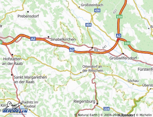 MICHELIN Ziegenberg map - ViaMichelin