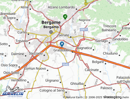 MICHELIN Nuova Betosca map - ViaMichelin