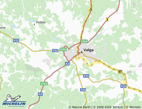 Mappa MICHELIN Valka - ViaMichelin
