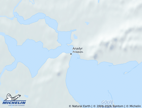 MICHELIN Anadyr map - ViaMichelin
