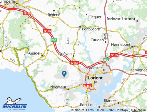 Mappa MICHELIN Quéven - ViaMichelin