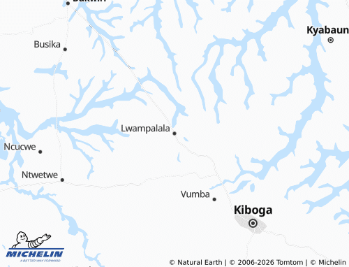 MICHELIN Lwampalala map - ViaMichelin