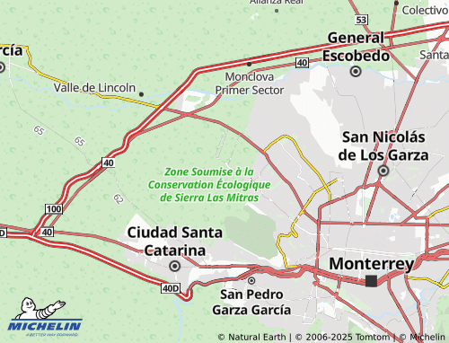 MICHELIN Parroquia San Jorge de Las Cumbres map - ViaMichelin