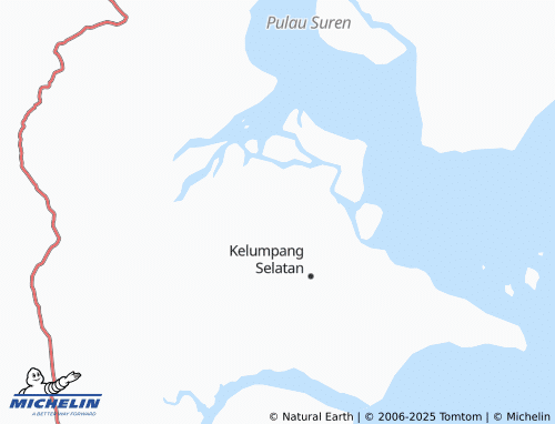 MICHELIN Sangking Baru map - ViaMichelin