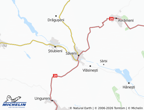 MICHELIN Petricani map - ViaMichelin