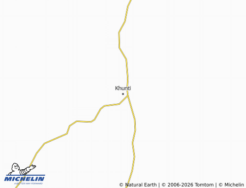 Carte MICHELIN Khunti - ViaMichelin
