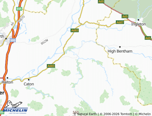 Carte MICHELIN Wray-with-Bottom - ViaMichelin