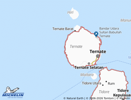 MICHELIN Afe Taduma map - ViaMichelin