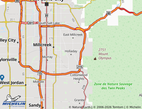 Mapa MICHELIN Holladay - ViaMichelin