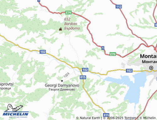 MICHELIN Vidlitsa map - ViaMichelin