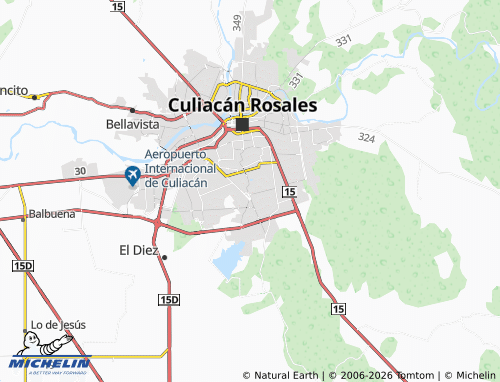 MICHELIN Francisco Labastida Ochoa map - ViaMichelin