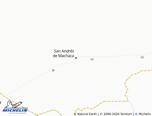 MICHELIN San Andrés de Machaca map - ViaMichelin