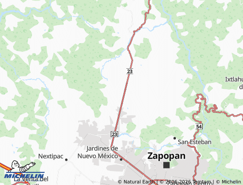 MICHELIN Mirador del Bosque map - ViaMichelin
