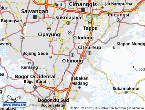 MICHELIN Cibinong map - ViaMichelin