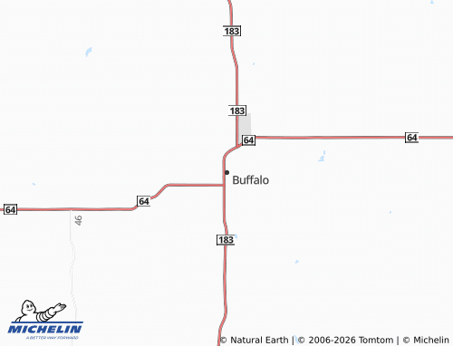 Mapa MICHELIN Buffalo - ViaMichelin