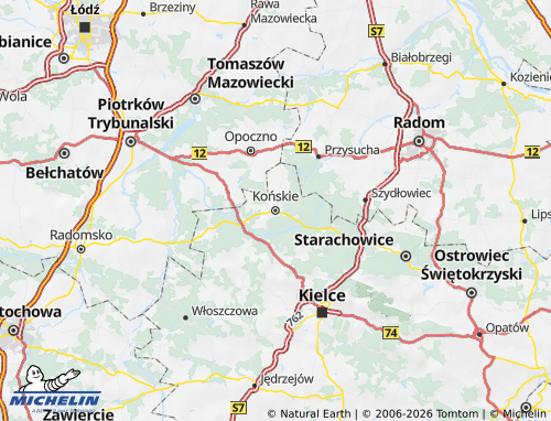 Carte MICHELIN Konecki - ViaMichelin