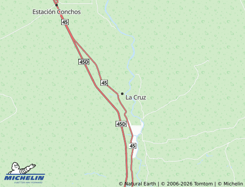 Mappa MICHELIN La Cruz - ViaMichelin