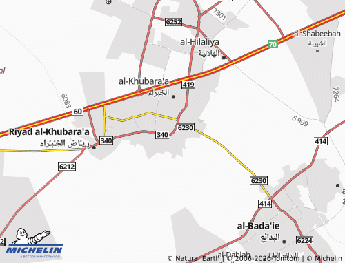 MICHELIN-Landkarte al-Rawdah - ViaMichelin