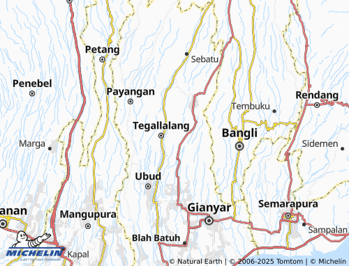 MICHELIN Kenderan map - ViaMichelin