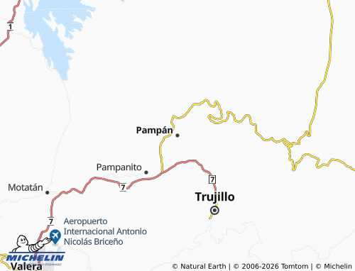 MICHELIN-Landkarte Pampán - ViaMichelin