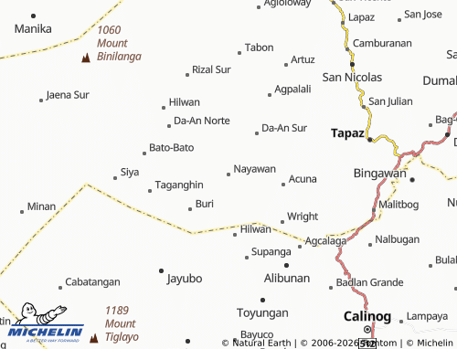 MICHELIN Nayawan map - ViaMichelin
