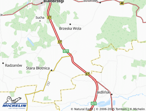 MICHELIN Gózd map - ViaMichelin