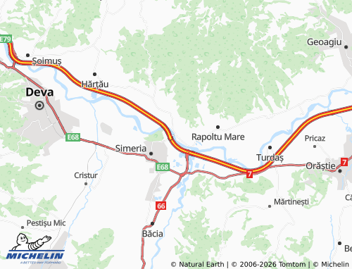 MICHELIN Uroi map - ViaMichelin