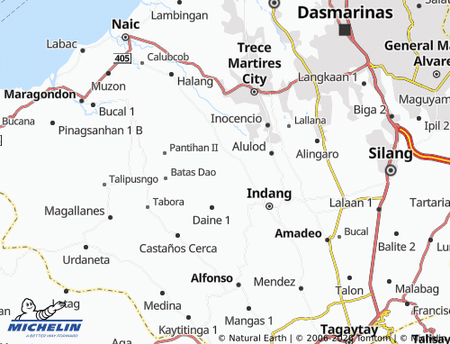 MICHELIN Banaba Cerca map - ViaMichelin