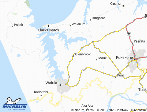 Mapa MICHELIN Glenbrook - ViaMichelin