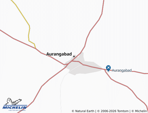 Mapa MICHELIN Aurangabad - ViaMichelin