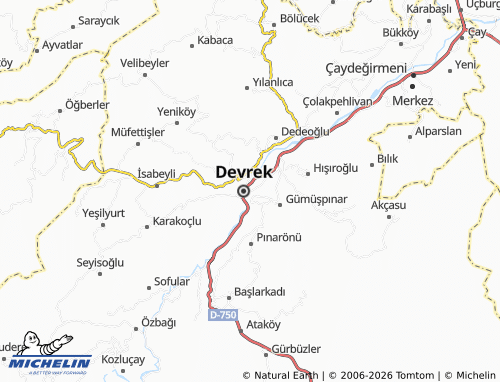 Mappa MICHELIN İsmet Paşa - ViaMichelin