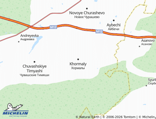 MICHELIN-Landkarte Khormaly - ViaMichelin