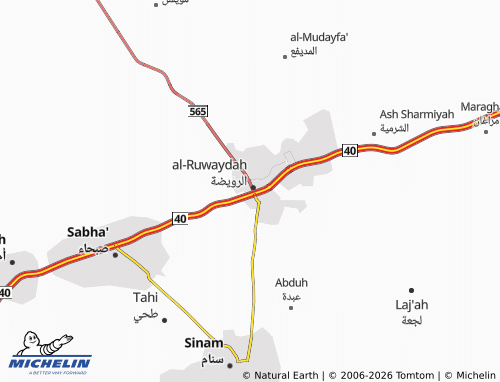 MICHELIN-Landkarte al-Shu'aybah - ViaMichelin
