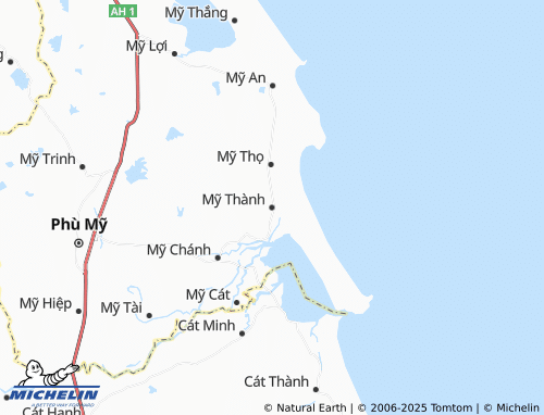 MICHELIN Mỹ Thành map - ViaMichelin