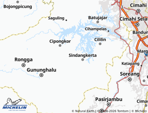MICHELIN-Landkarte Pasirpogor - ViaMichelin