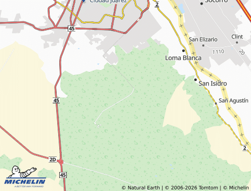 MICHELIN Senderos de Oriente map - ViaMichelin