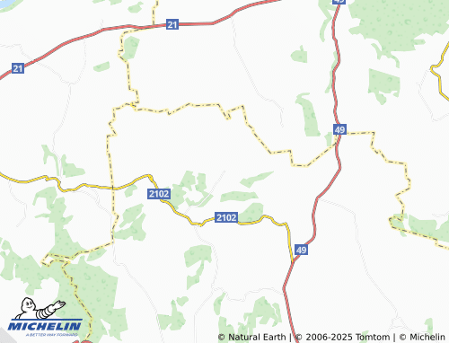 MICHELIN-Landkarte Zvanartsi - ViaMichelin