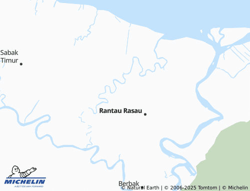 MICHELIN Sungai Dusun map - ViaMichelin