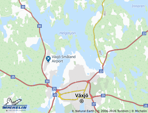 MICHELIN-Landkarte Kronoberg - ViaMichelin