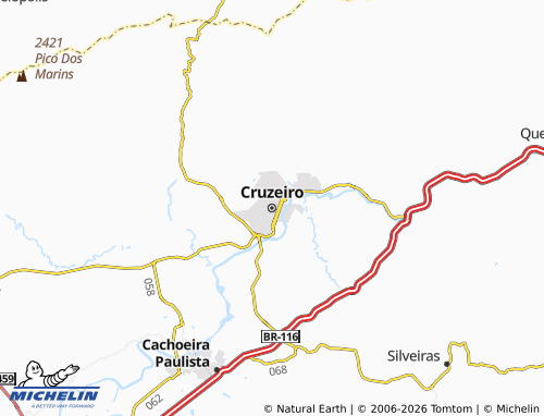 Mapa MICHELIN Cruzeiro - ViaMichelin