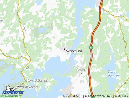 Carte MICHELIN Svanesund - ViaMichelin