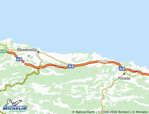 MICHELIN-Landkarte Llames - ViaMichelin