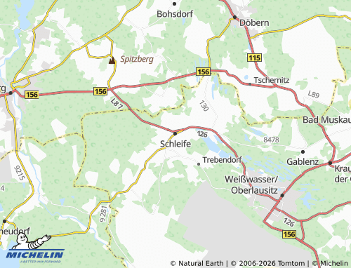 Mapa MICHELIN Schleife - ViaMichelin