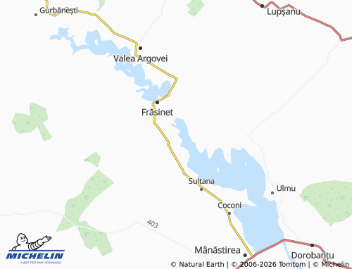 MICHELIN Tăriceni map - ViaMichelin