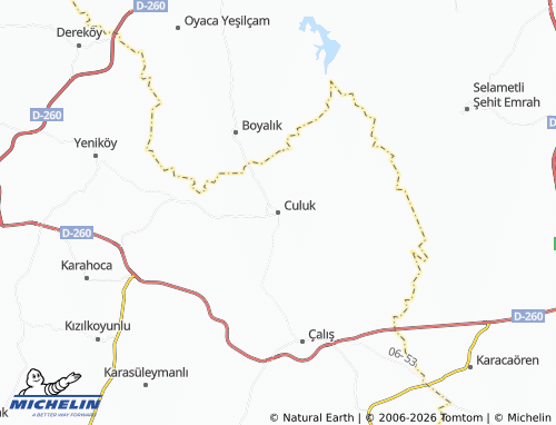 Mappa MICHELIN Culuk - ViaMichelin