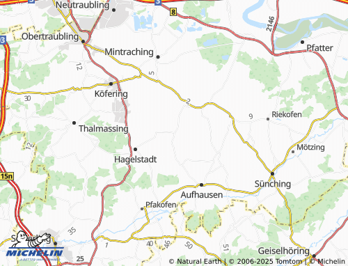 Mappa MICHELIN Langenerling - ViaMichelin