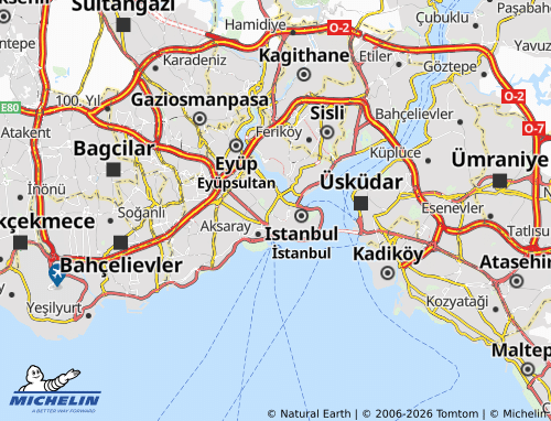 MICHELIN Molla Hüsrev map - ViaMichelin
