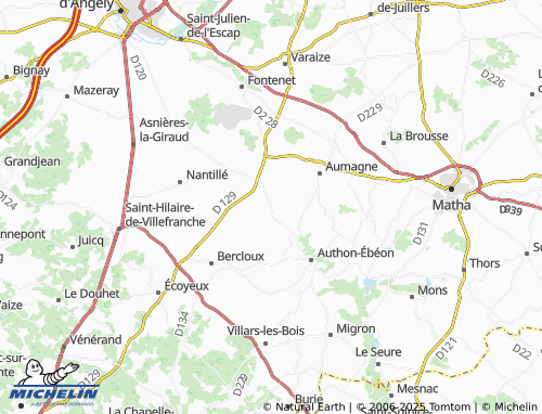 MICHELIN-Landkarte Ébéon - ViaMichelin
